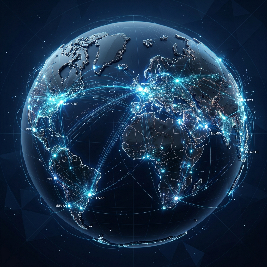 Bản đồ hiện diện toàn cầu của Aureus Global
